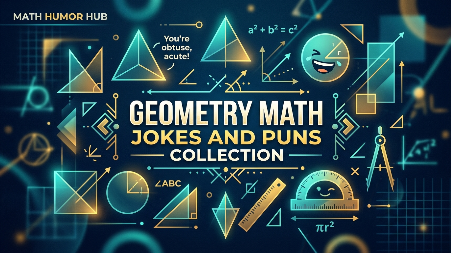 Geometry math jokes and puns collection
