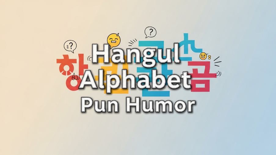 Hangul Alphabet Pun Humor