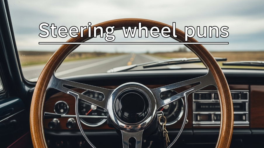 Steering wheel puns