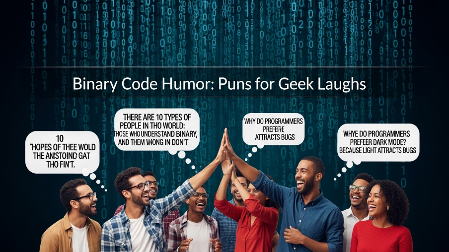 binary code humor puns for geek laughs