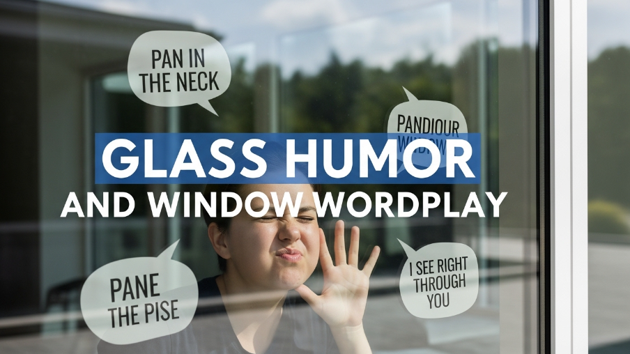 Glass Humor and Window Wordplay