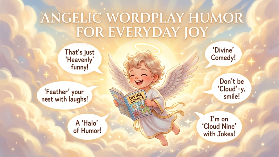 Angelic Wordplay Humor for Everyday Joy