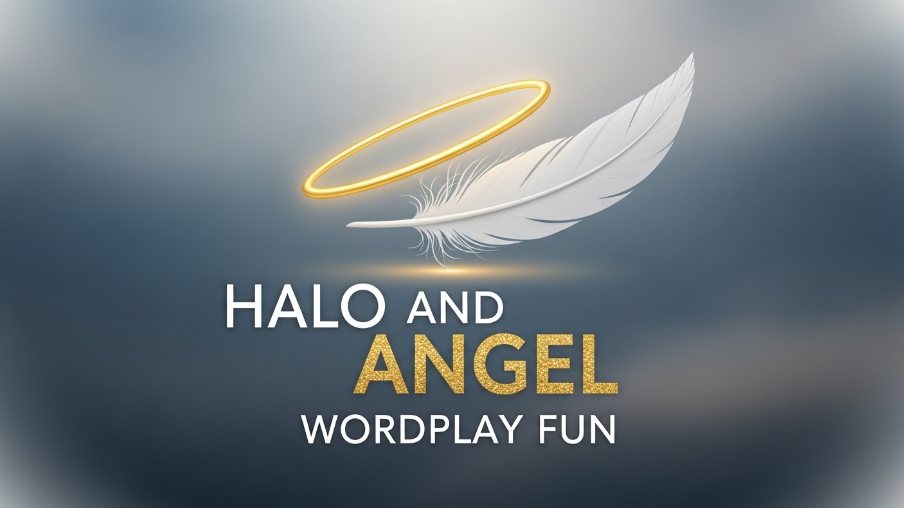 Halo and Angel Wordplay Fun