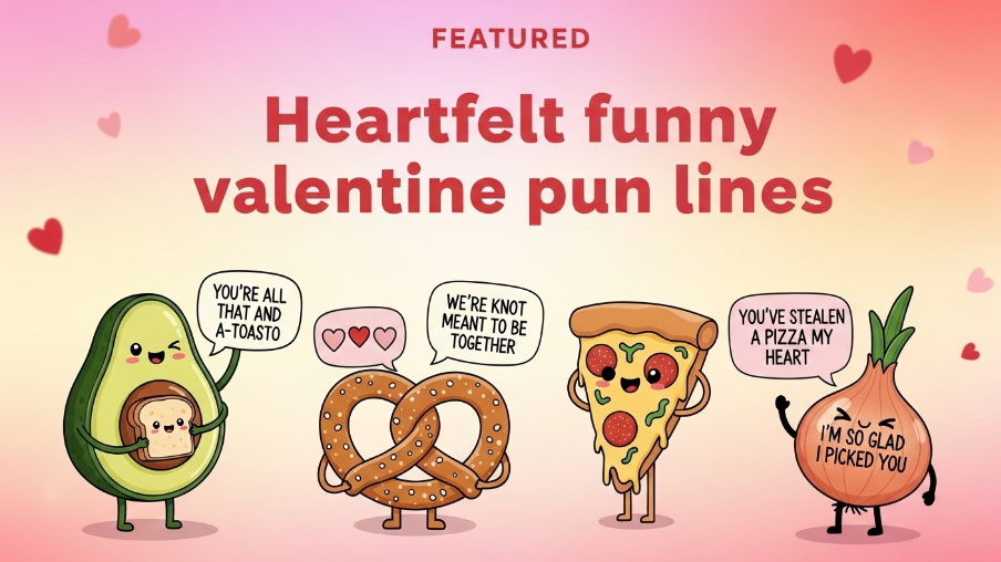 Heartfelt funny valentine pun lines
