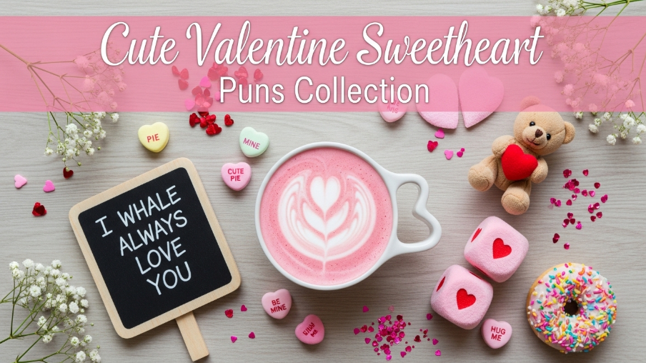 Cute Valentine Sweetheart Puns Collection