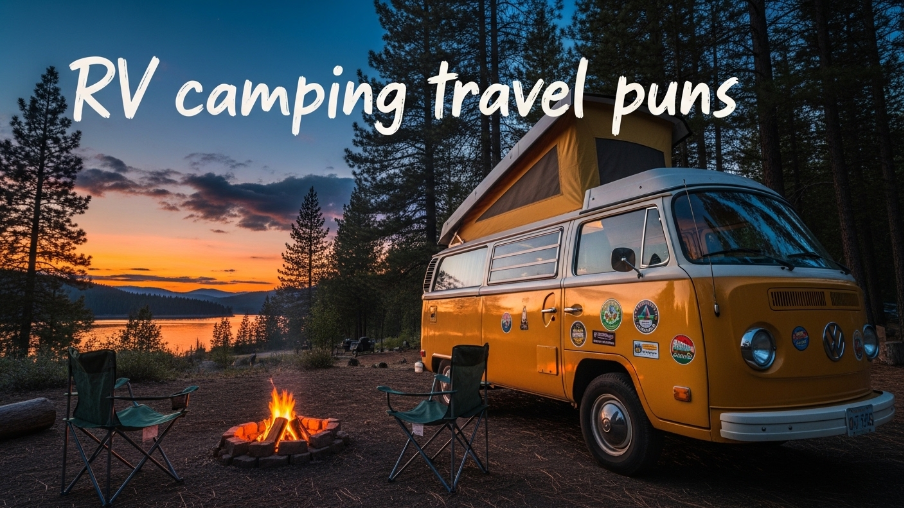 RV camping travel puns