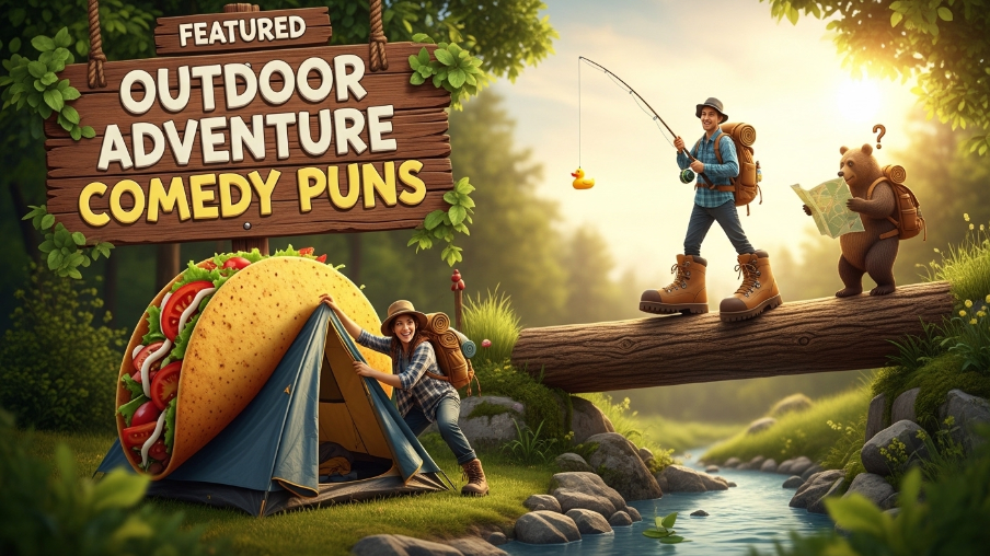 Outdoor adventure comedy puns