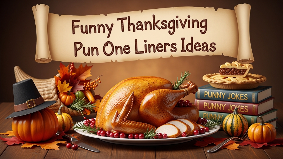 funny thanksgiving pun one liners ideas