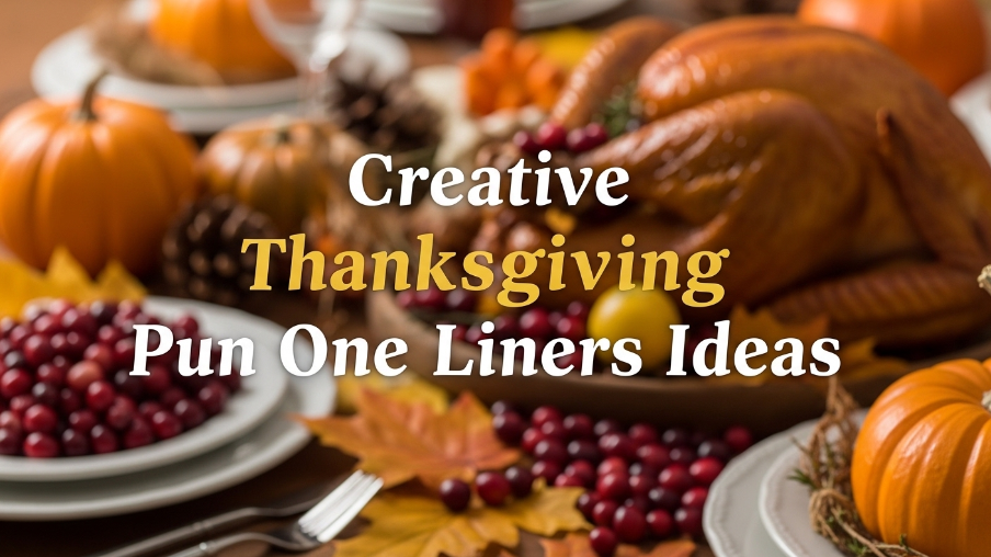 creative thanksgiving pun one liners ideas