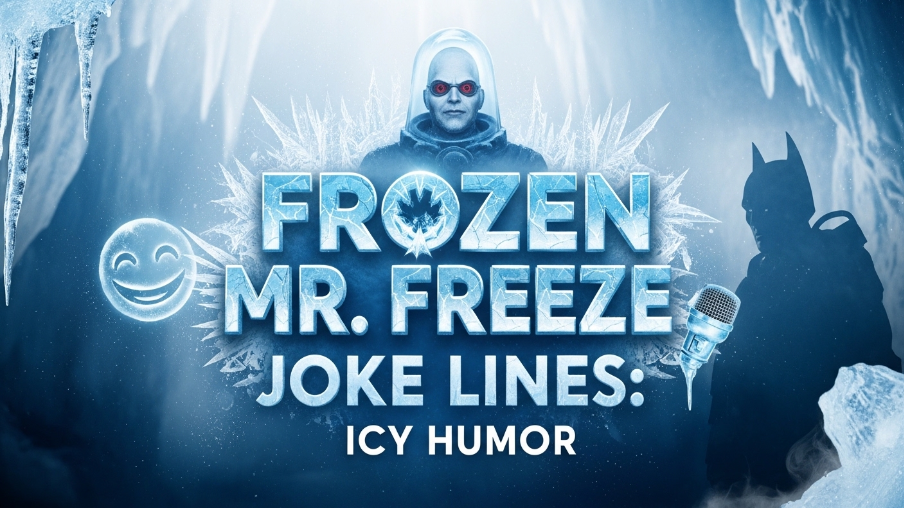 Frozen Mr Freeze joke lines icy humor