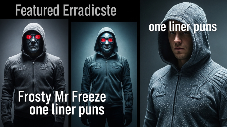Frosty Mr Freeze one liner puns