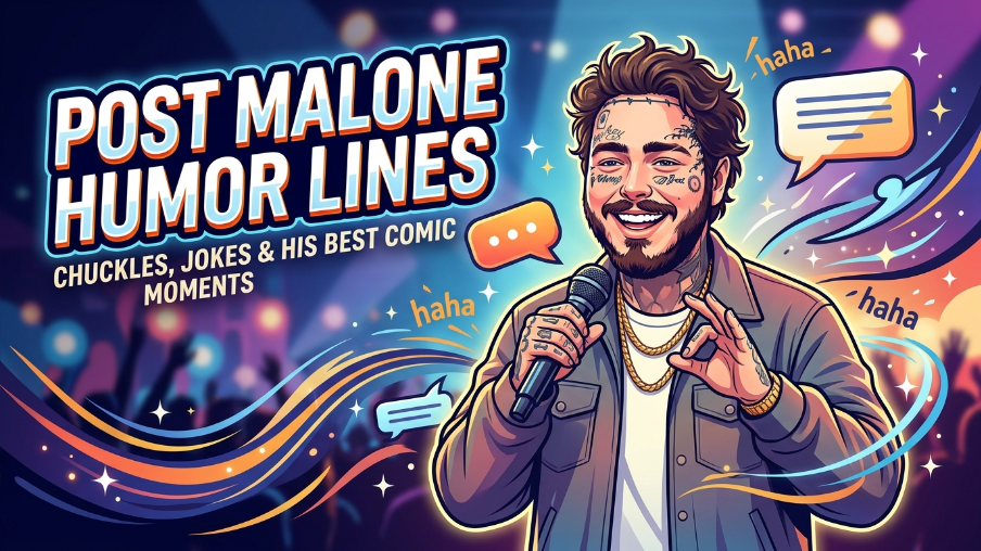 Post Malone Humor Lines