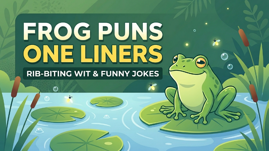 Frog Puns One Liners