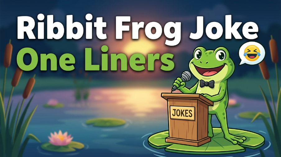 Ribbit Frog Joke One Liners