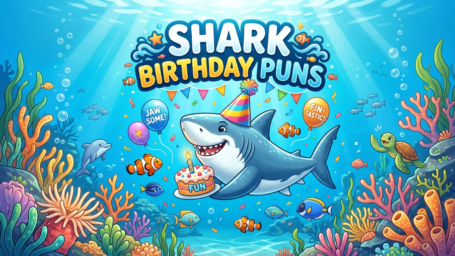 Shark Birthday Puns