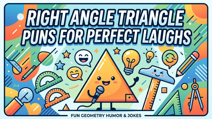 Right angle triangle puns for perfect laughs