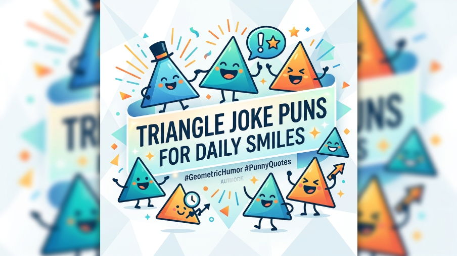 Triangle joke puns for daily smiles