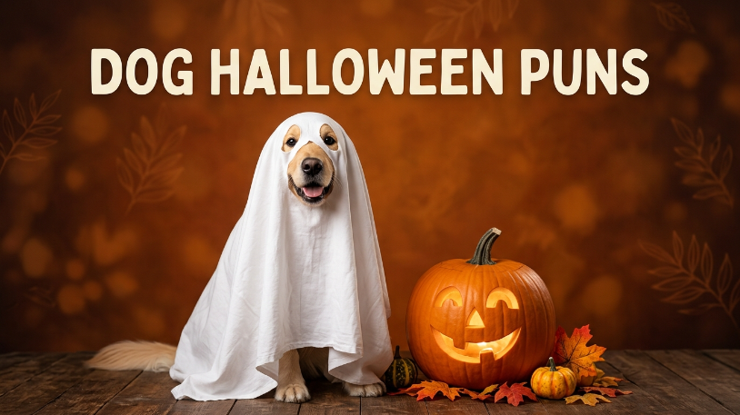 Dog halloween puns