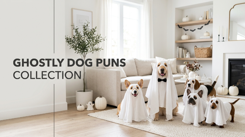 ghostly dog puns collection