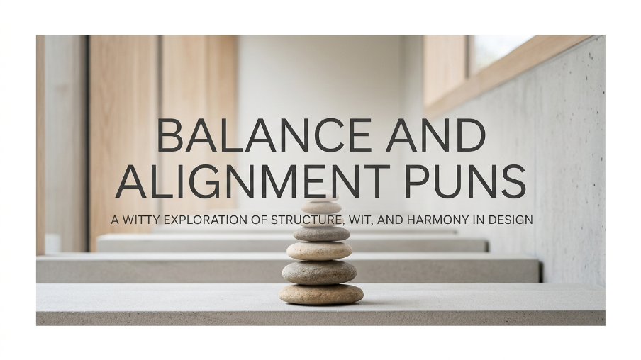 Balance and Alignment Puns