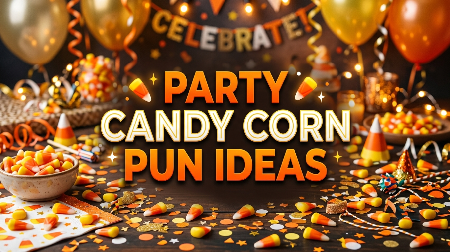 Party Candy Corn Pun Ideas