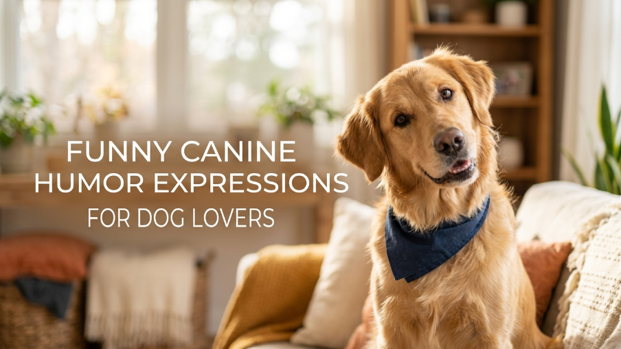 Funny canine humor expressions for dog lovers