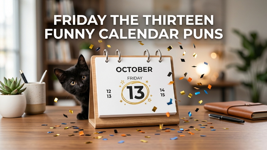 friday the thirteen funny calendar puns