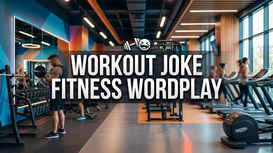 Workout joke fitness wordplay