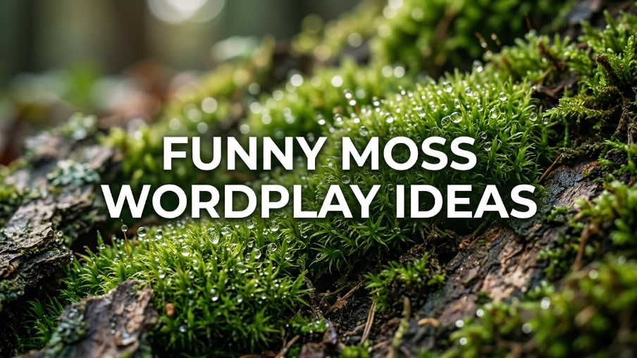 Funny moss wordplay ideas