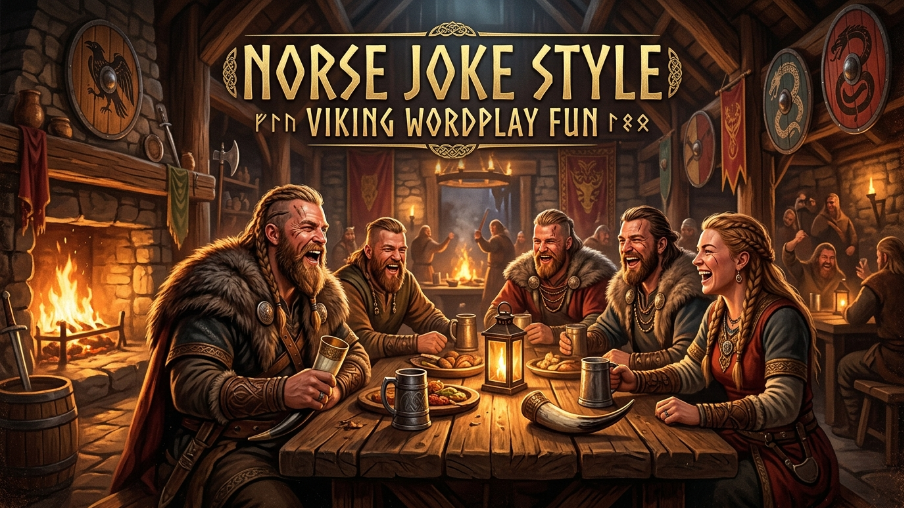 Norse Joke Style Viking Wordplay Fun