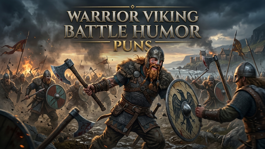 Warrior Viking Battle Humor Puns