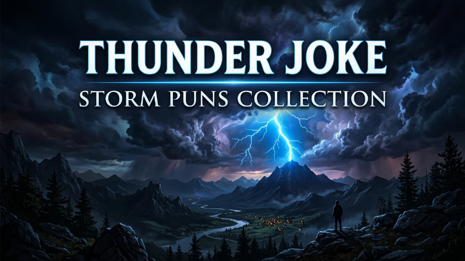Thunder joke storm puns collection