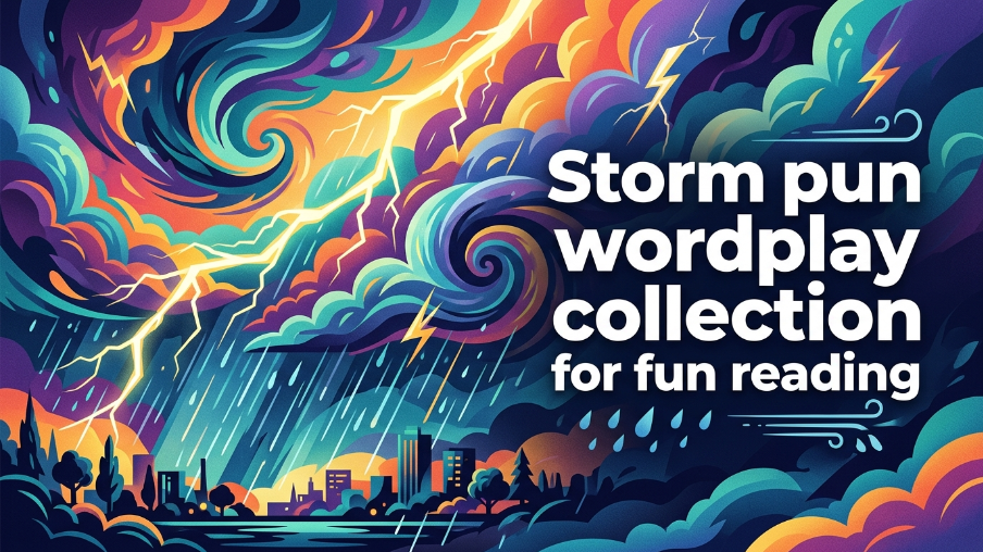 Storm pun wordplay collection for fun reading