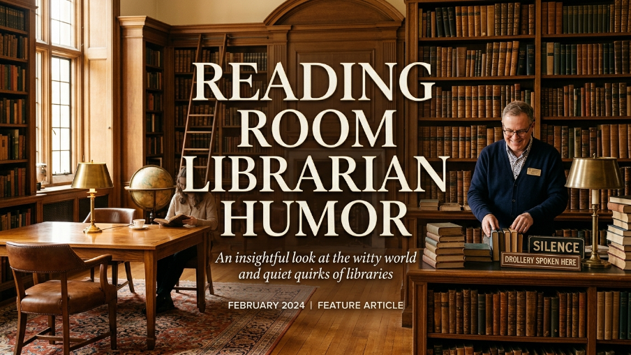 Reading room librarian humor