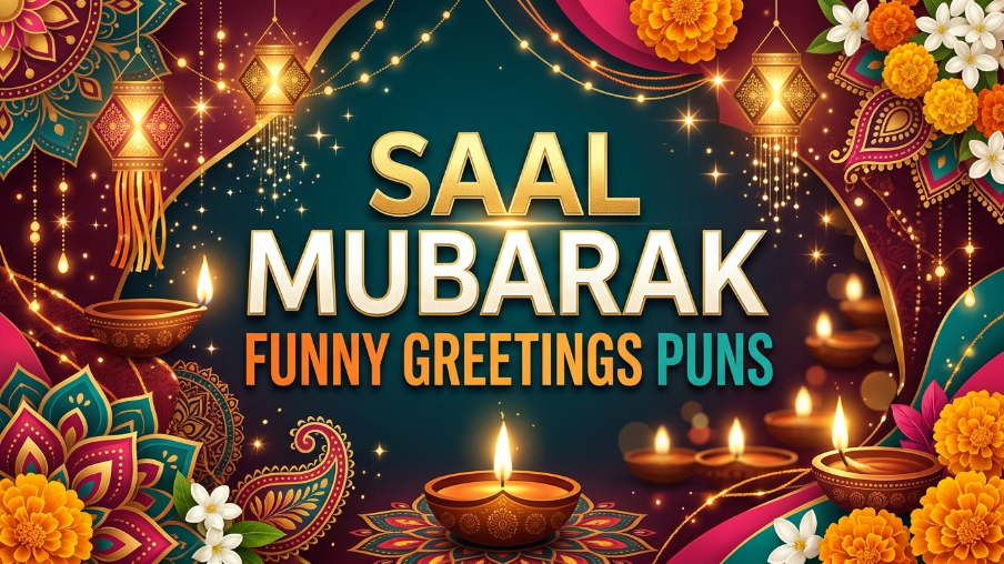Saal Mubarak funny greetings puns