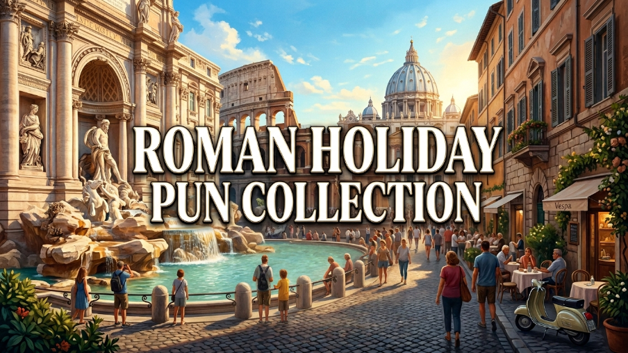 Roman holiday pun collection