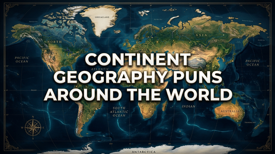Continent Geography Puns Around the World