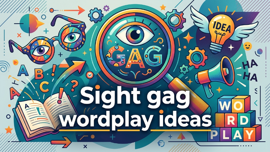 Sight gag wordplay ideas