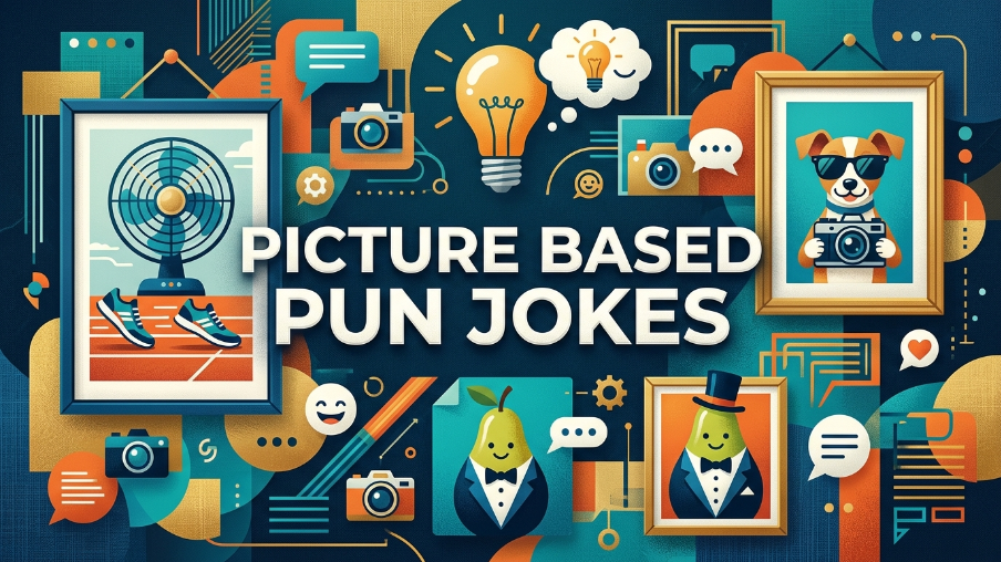 Picture based pun jokes
