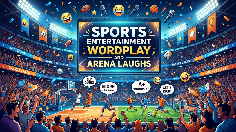 Sports Entertainment Wordplay and Arena Laughs