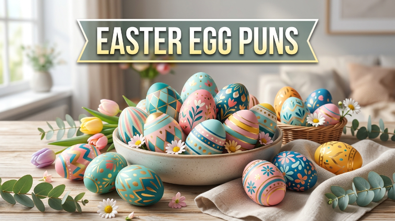 Easter egg puns