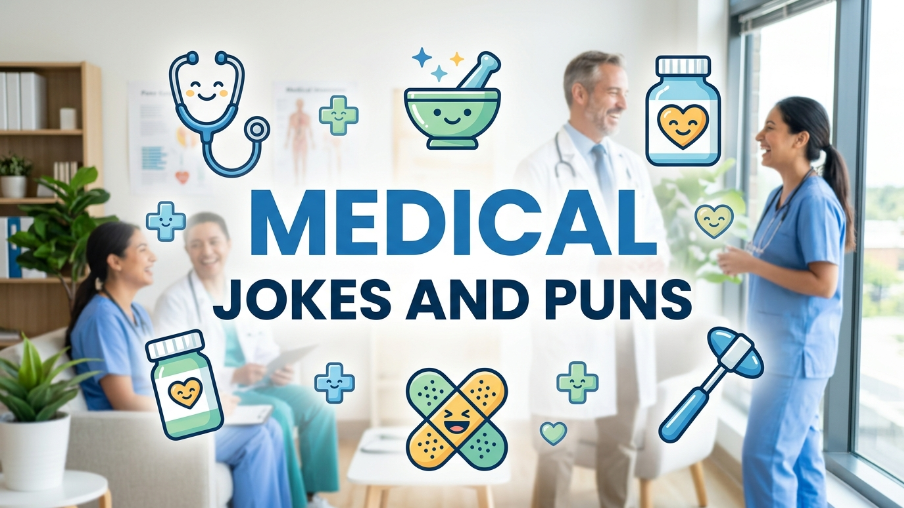 Medical jokes and puns