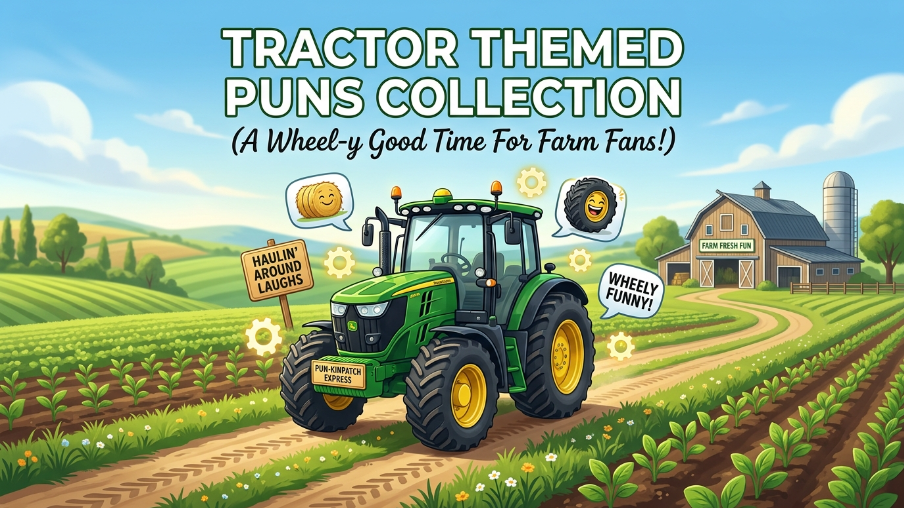 Tractor themed puns collection