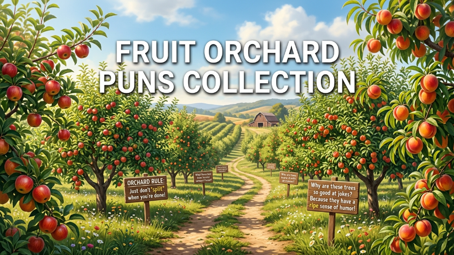 Fruit orchard puns collection