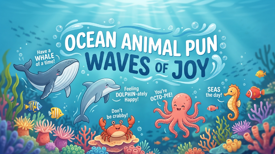 Ocean animal pun waves of joy