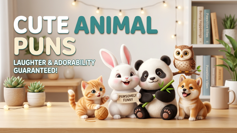 Cute animal puns