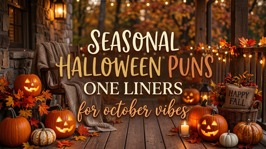 seasonal halloween puns one liners for october vibes