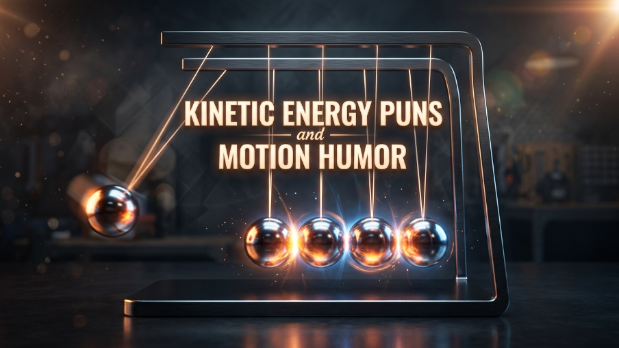 Kinetic Energy Puns and Motion Humor