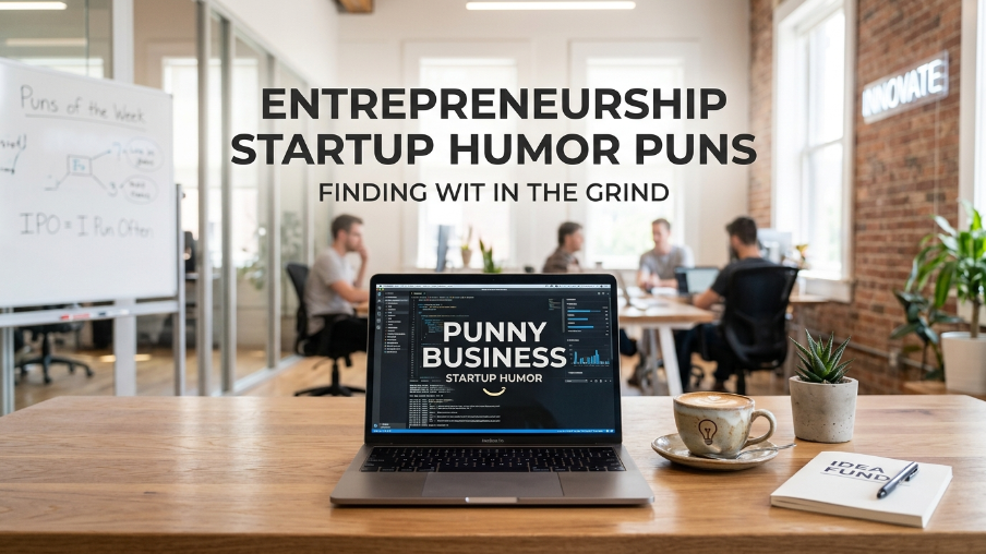 entrepreneurship startup humor puns