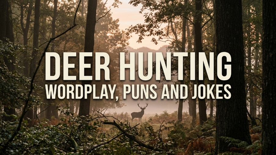 deer hunting wordplay puns and jokes
